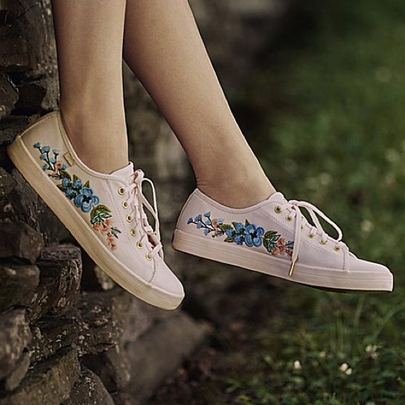 keds embroidered sneakers